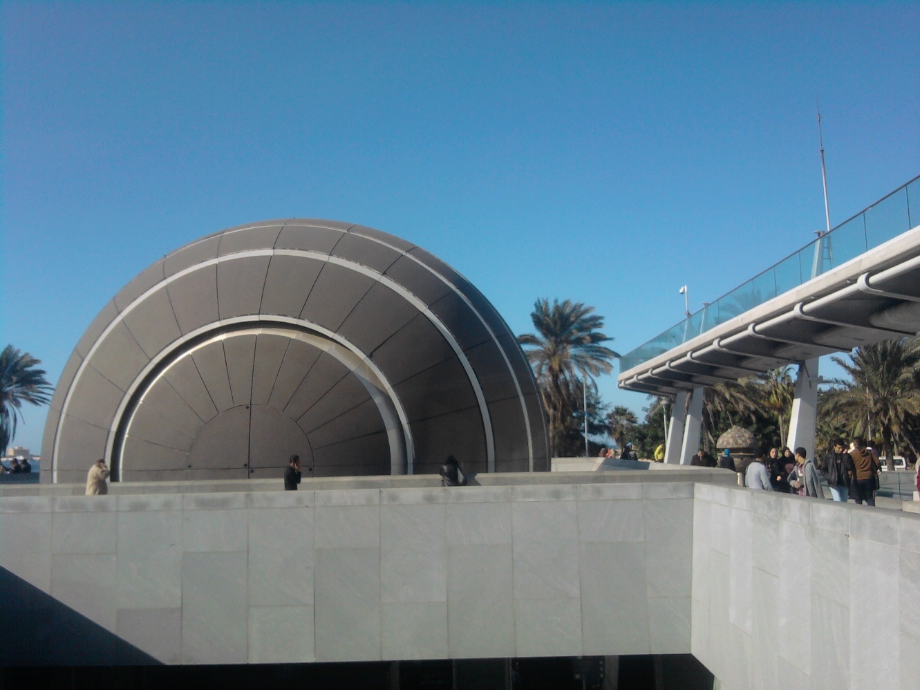 Vue partielle de la Biblioth&eacute;ca